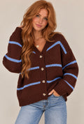The Aurora Stripe Cardigan