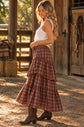 The Willow Plaid Maxi Skirt
