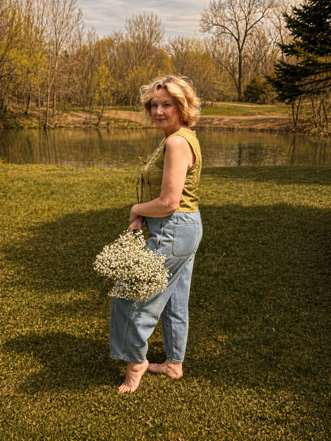 The Willow Lace Tie Vest