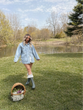The West Coast Tie Denim Jacket