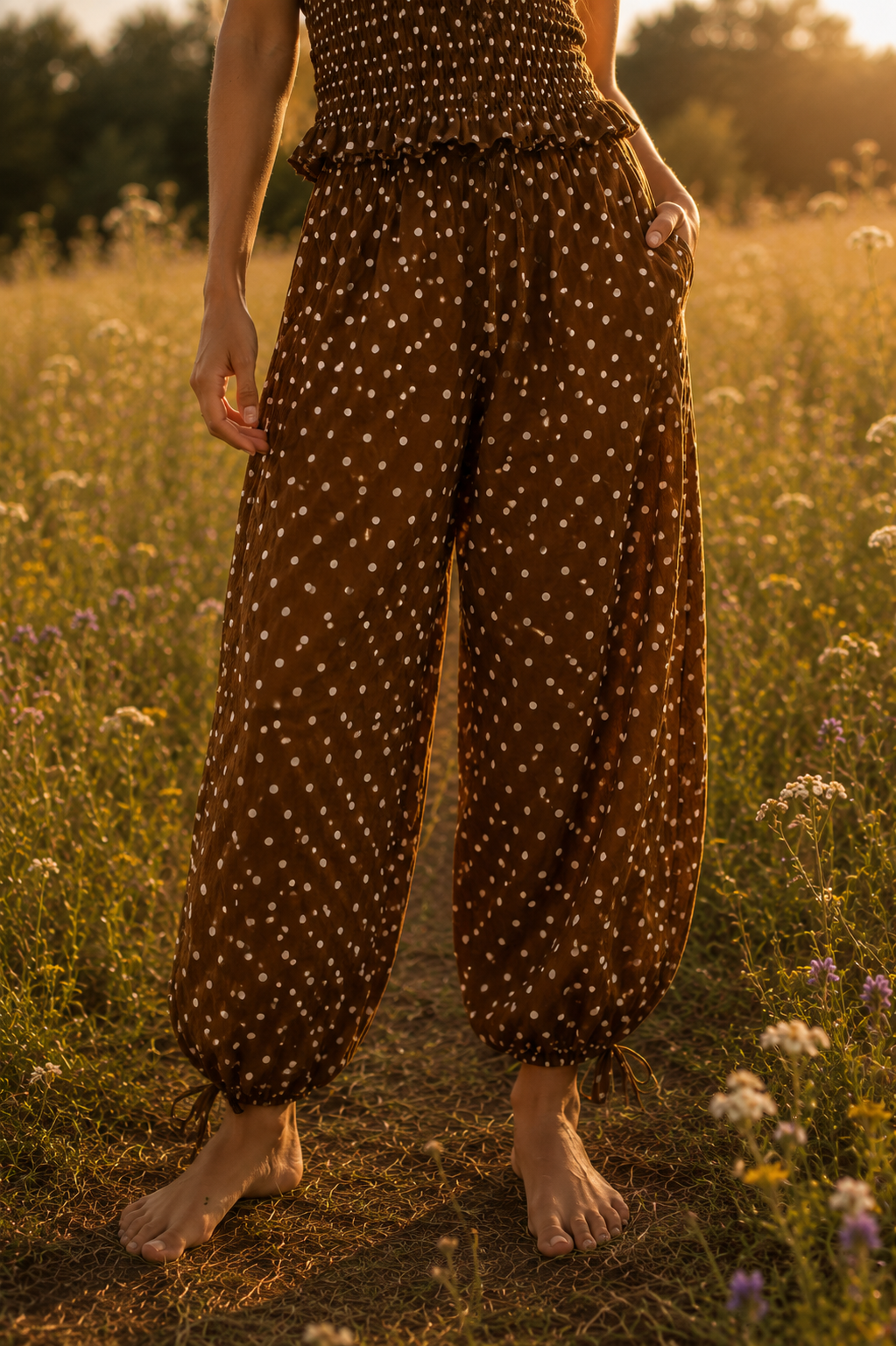 Poka Dot Darling Tank Pants