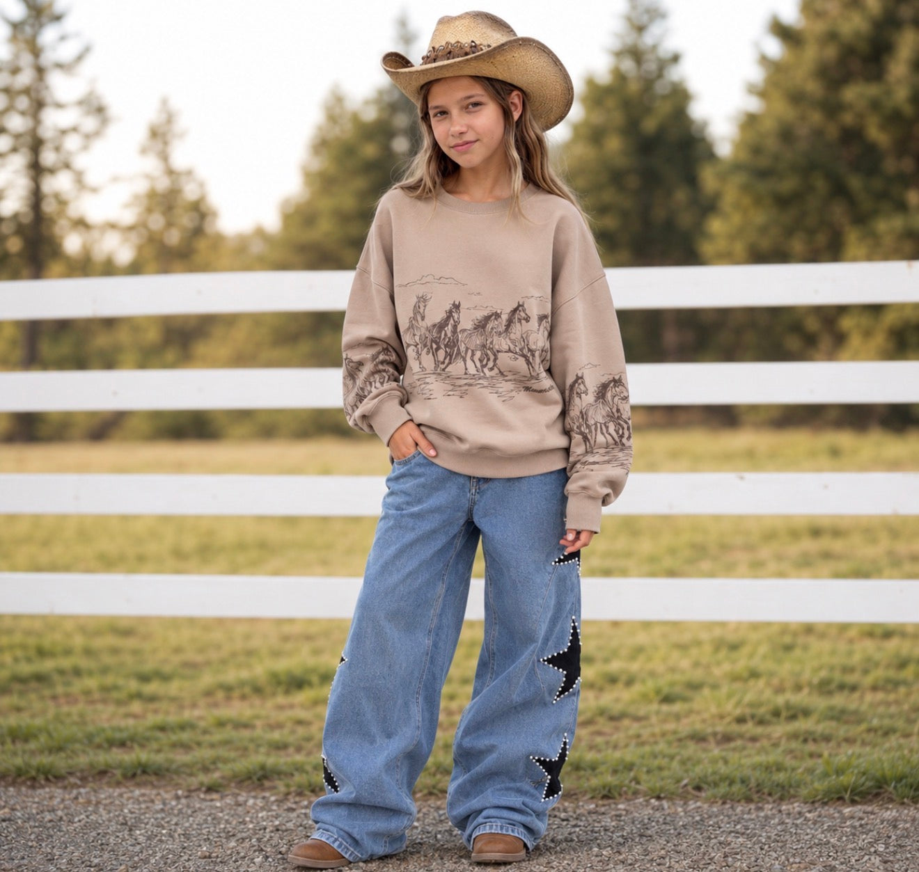 The Aurora Wild Horse Sweatshirt