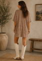 The Mocha Stripe Dress